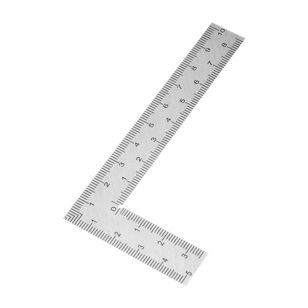 Mini L Square Ruler Measuring Layout Tool Stainless Steel Square L Shape Ruler Precision For Building Framing Gauges