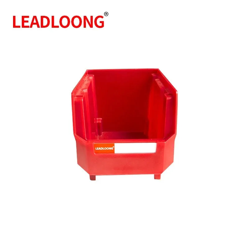 LEADLOONG V3 Garage Box 12pc 11x5x5inch/27.6*13.9*12.8cm Workshop Goods Shelves Organizer Bin Screw Parts Hardware Storage Case