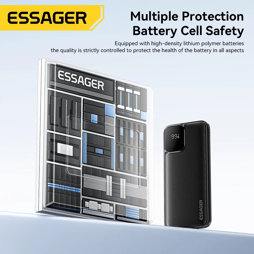 Essager 20000mAh portable power bank 5W fast charging