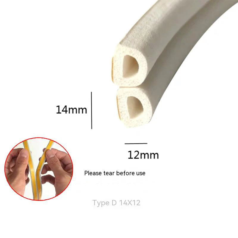 Door and window sealing strip, window windproof, warm insulation, aluminum alloy anti-theft door, door seam, door bottom soundpr