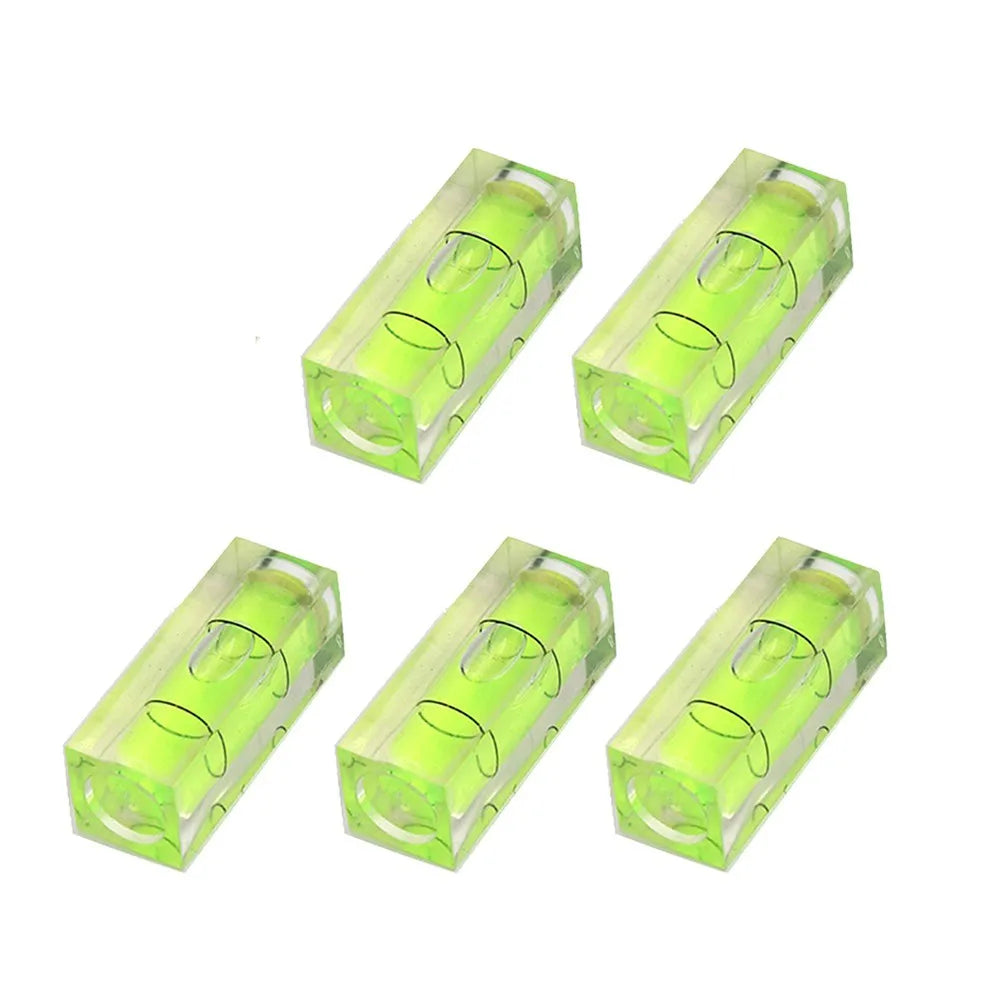 5/10pcs Mini Spirit Square Bubble Level Protractor Precision Level Cylinder Level Horizontal Bead Level Measuring Tools