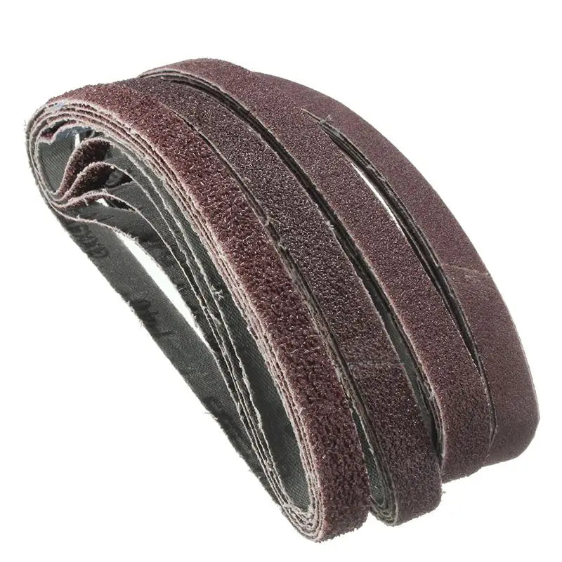 20pcs/Pack for Air Belt Sander Powerfile Sanding Sander 13mm x 457mm Belts Paper Mixed Grit 40 60 80 120
