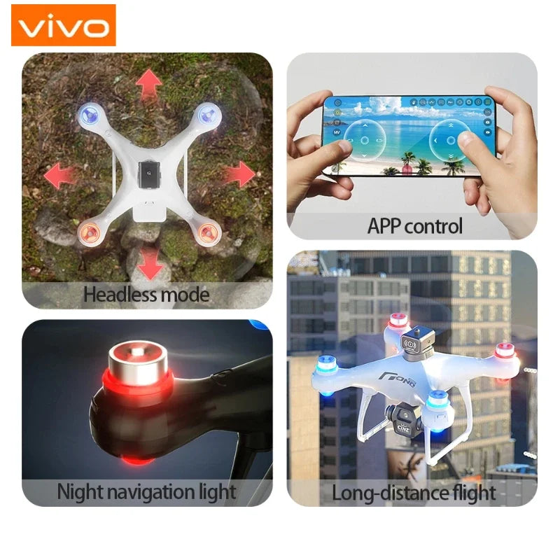 ZFR E55 Drone Mini Dual Camera 8K Aerial HD Profesional Helicopter GPS Positioning Avoidance Bushless Motor Drone UAV