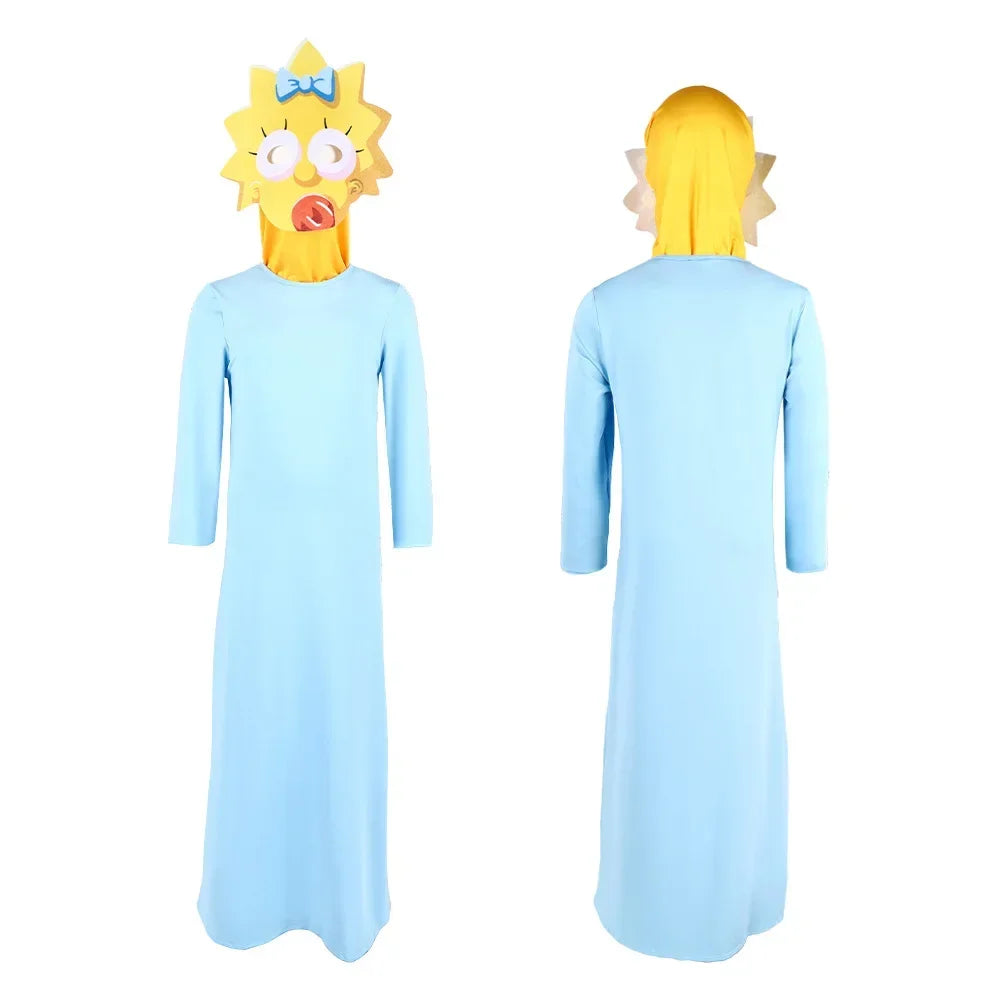 Cy2025 Complete Simpson Anime Cosplay Set, Stage Performance, Parent-Child