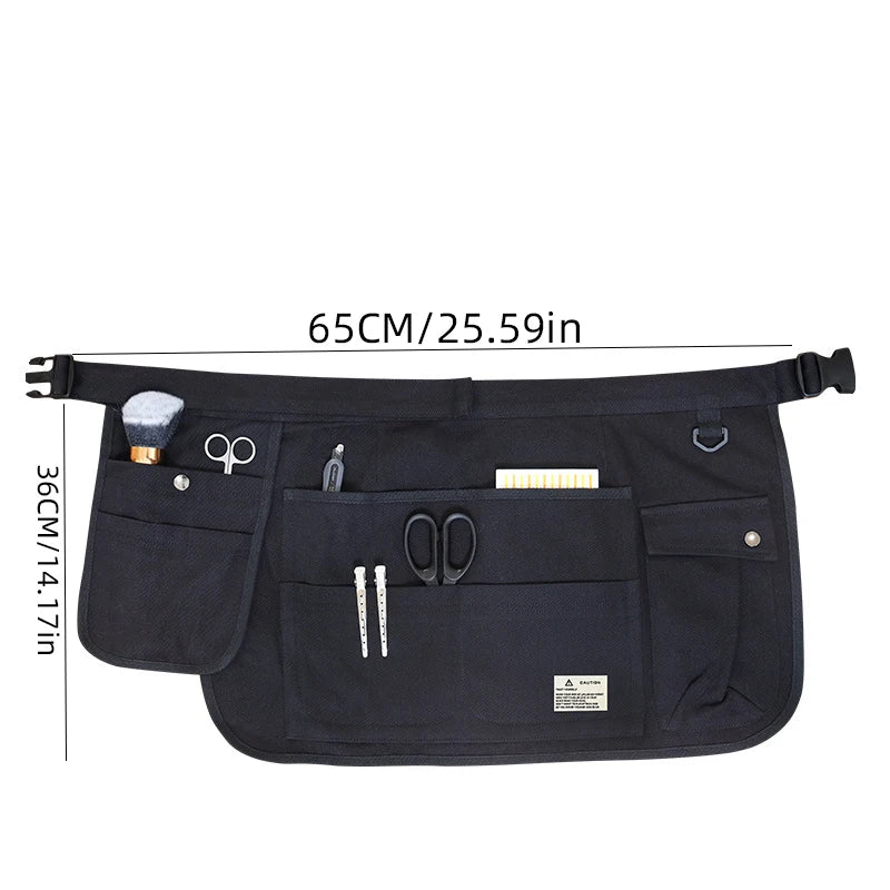Cotton Waist Apron Suitable for Both Men and Women With 9 Pockets Barbers Beauty Salons Garden Carpenters Apron
