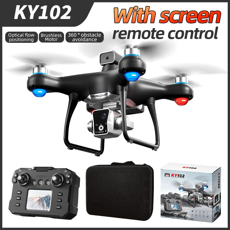 new KY102 With Screen Rc Drone Professional brushless 8K Camera Four-Axis Aerial Photography 5G WIFI RC Quadcopter