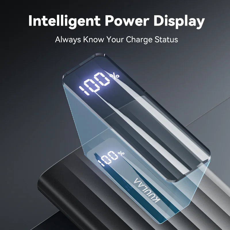KUULAA 10000mAh portable power bank 5W fast charging