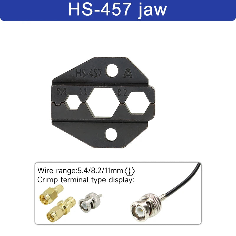 1pcs HS Crimping Pliers Jaw For 230mm/9inch Pliers Plug Spring And Crimping Cap terminals HS-03BC/40J High Hardness Jaw Tool