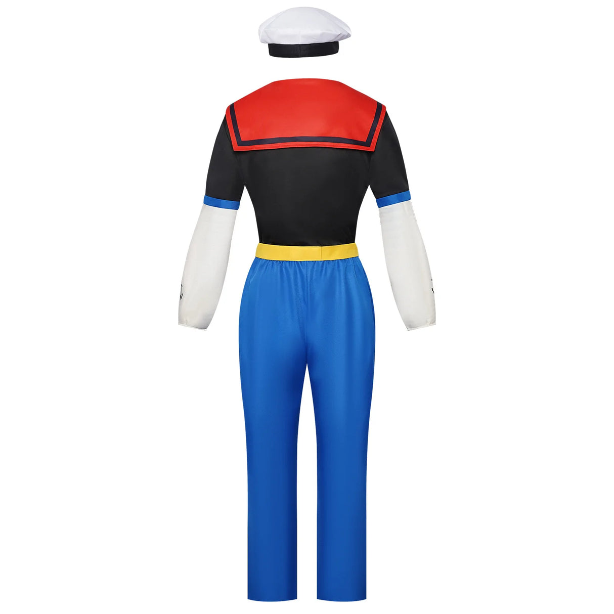 Classic Cartoon Popeye the Sailor Cosplay Costume With Hat Funny RolePlay Outfits For Men Woman Hallowmas Party suit