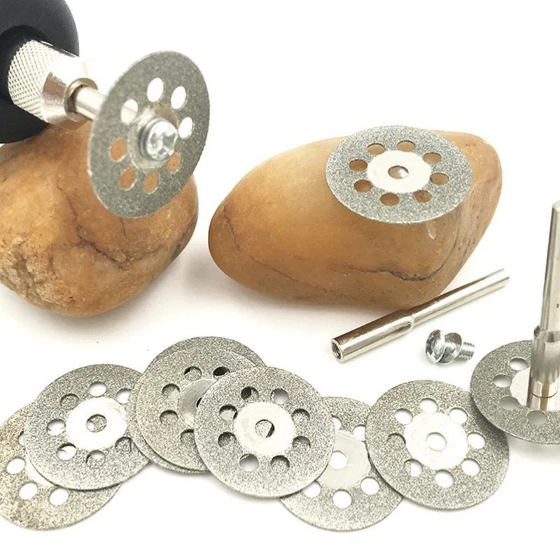 12Pcs/set 22mm Hss Cutting Disc Circular Saw Blade Metal Cut Off Abrasive Tools For Dremel Rotary Tool cutting blade