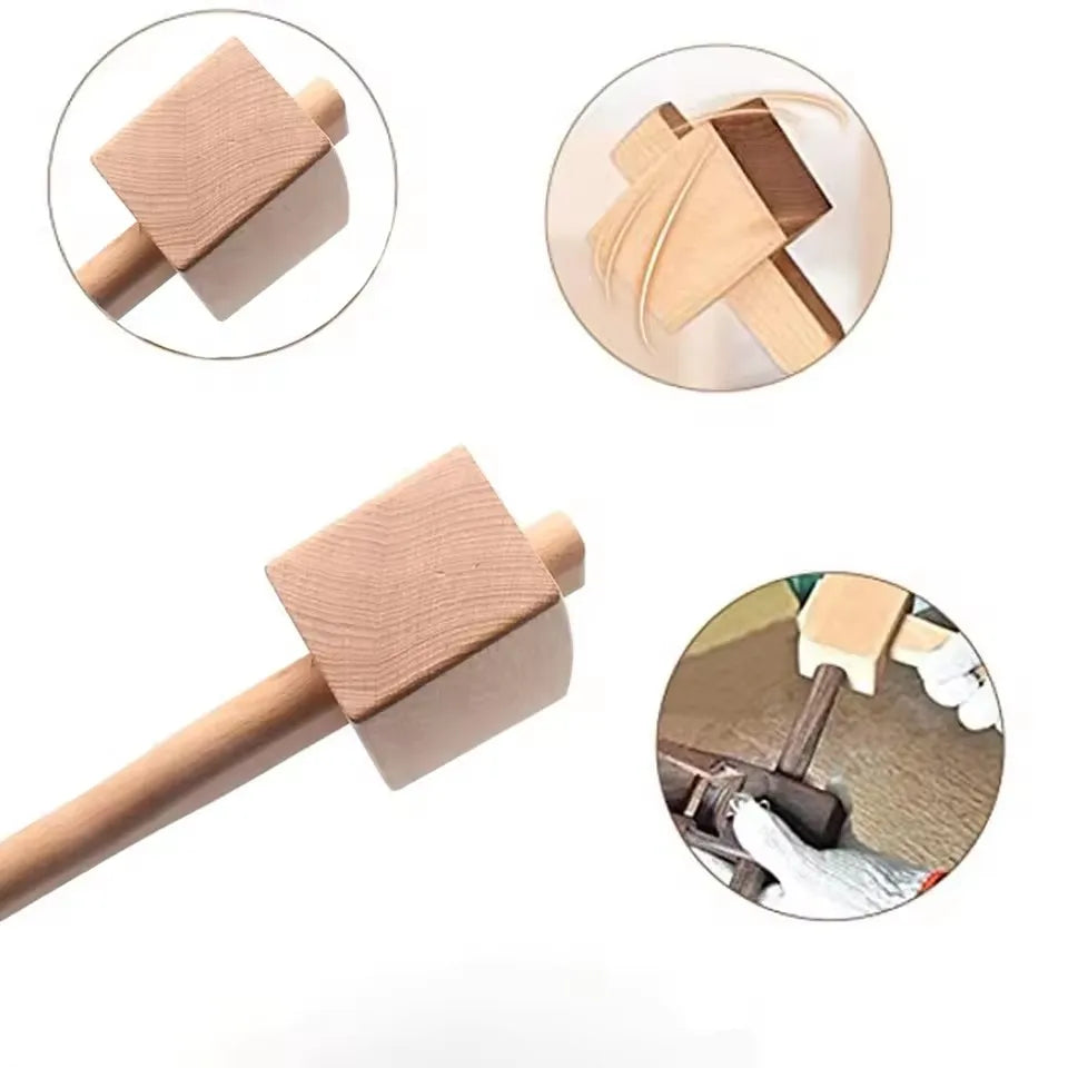 Beech Wood Hammer Carpenter Wooden Carving Mallet Beat Hand Tools For Woodworking,Installing Objects, Striking Chisels