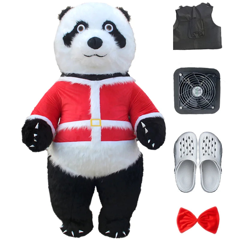 Giant Plush Polar Bear Inflatable Mascot Costume Carnival Activity Show Cartoon Martha Bear Birthday Party Role Play Props