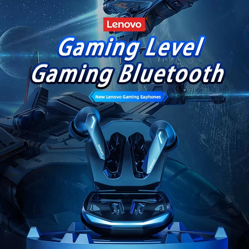 Lenovo GM2 PRO Bluetooth Headset for Game 5.3 Spoit Headset Dual Mode HD Call Noise Reduction Earbuds with Mic Music Earphories