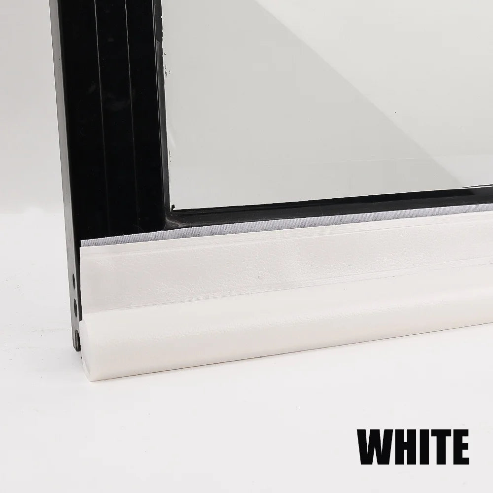Adjustable Door Bottom Seal Strip Weatherstrip Under Door Draft Stopper Anti-Cold One Side Gap Blocker Foam Weather Strip Adjust