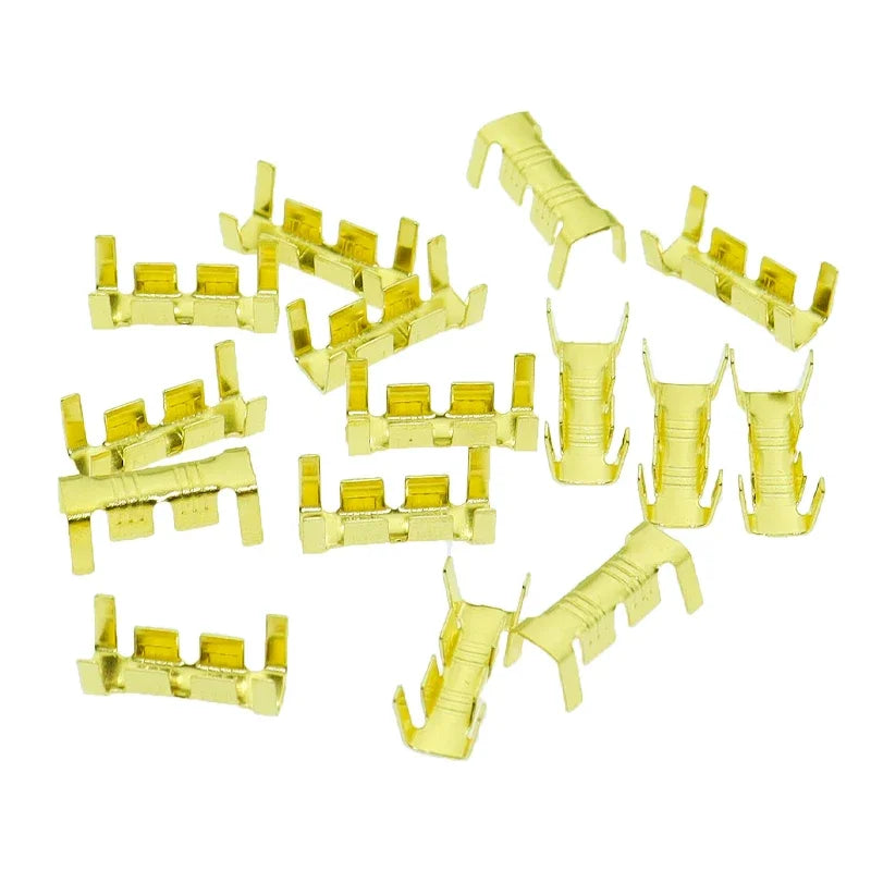 100pcs 453 U-shaped Terminal Wire Quick Connector Terminal Small Tooth Fascia Terminal 0.5-1.5mm2