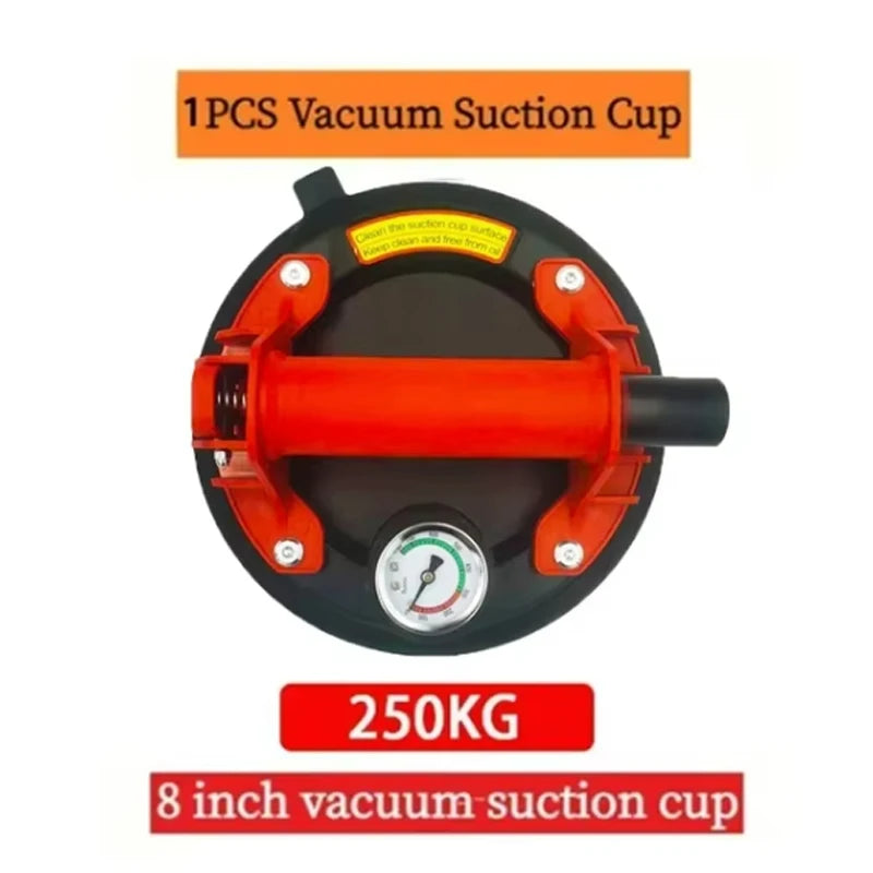 250 kg Vacuum Suction Cup Carrying Capacity Heavy Duty Lifter 8 Inch Hand Pump Suction Cup for Granite Tile Glass Manual Lifting