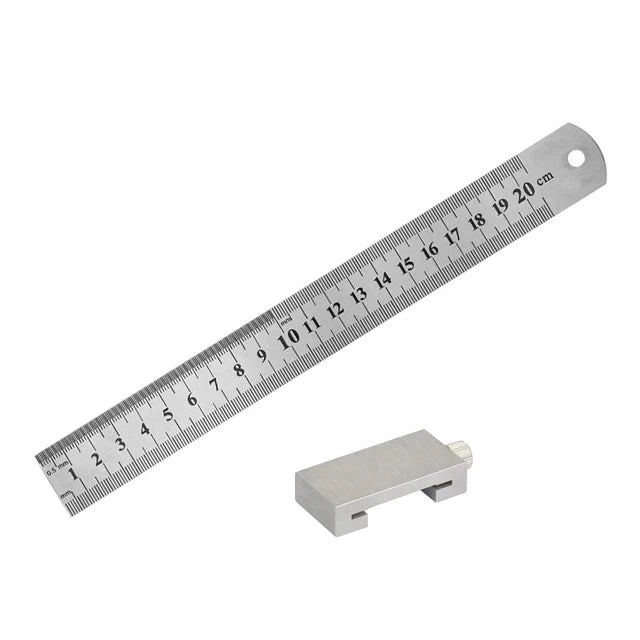 Metal Carpenter Swenson Carpentry Square Woodworking Tools Carpentry Steel Ruler Positioning Limit Block Measuring Marking Gauge