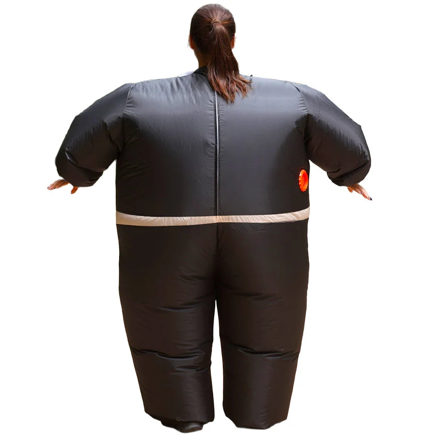 Adult Gentleman Inflatable Costume Funny Groom Cosplay Costume Fat Man Annual Party Performance Inflatable Set