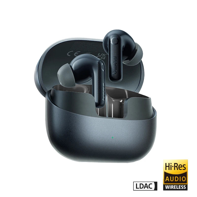 Baseus EP10 Pro ANC Earbuds Wireless Bluetooth 6.0 Earphones 50dB Realtime Adaptive Headphones 6 Mic Hi-Res LDAC IP55 Ear Buds