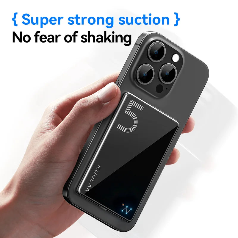 KUULAA 5000mAh portable power bank 20W fast charging