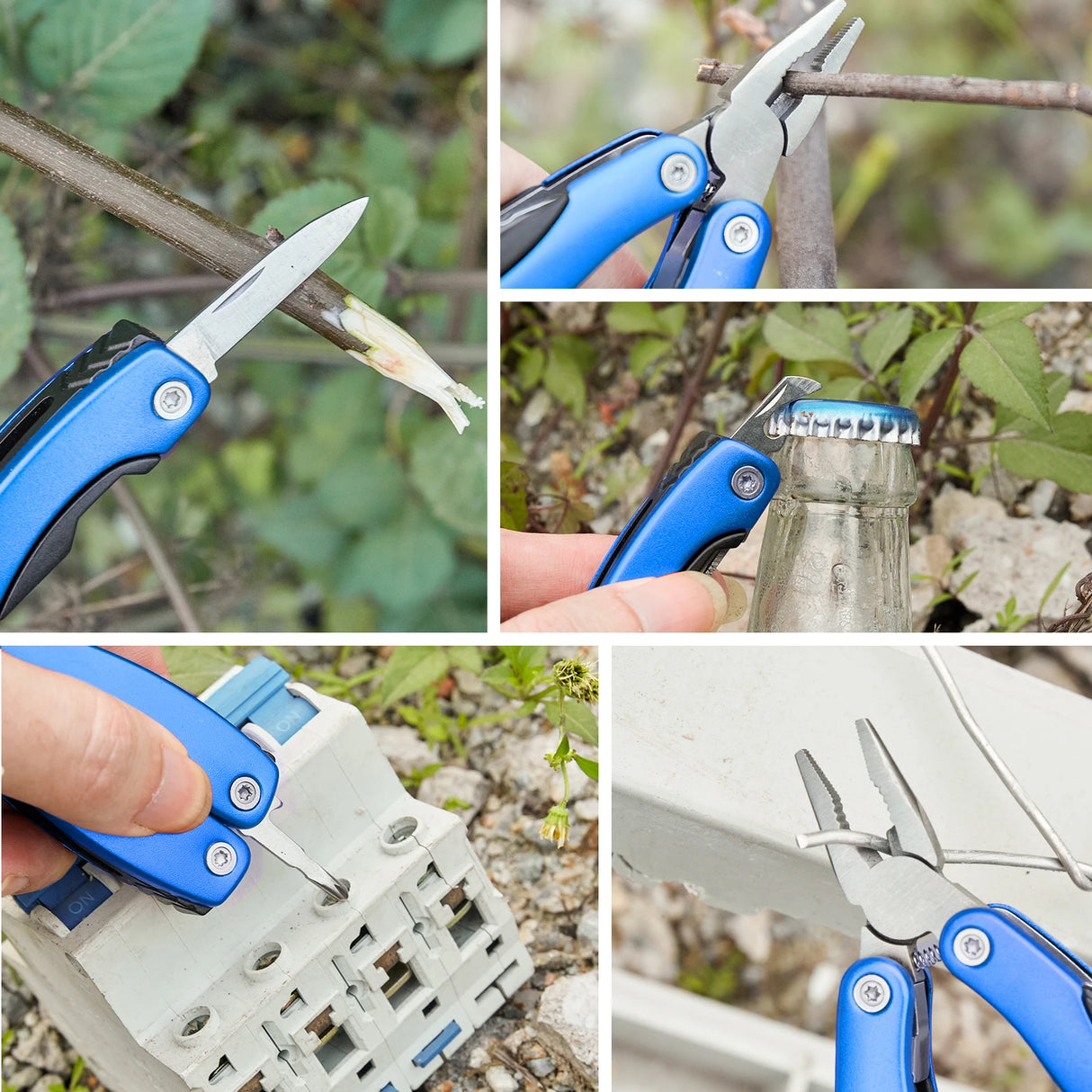 Portable Pocket Multi Tool Pliers Wire Stripper Folding Knife Plier Outdoor Camping Multitool Folding Multifunctional Hand Tools