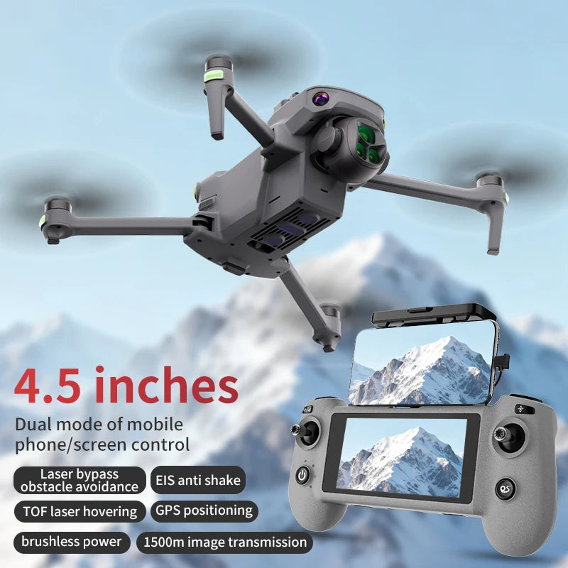 2026NEW 4K Touchscreen Remote Control Drone TOF Hovering Movie Grade Aerial Photography K7