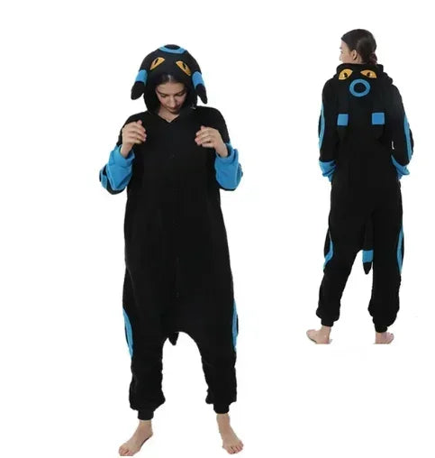 Snorlax Squirtle Mewtwo Onesie Kigurumi Gengar Cosplay Costume Halloween Adult Anime Cat Eevee Pajamas Pijama