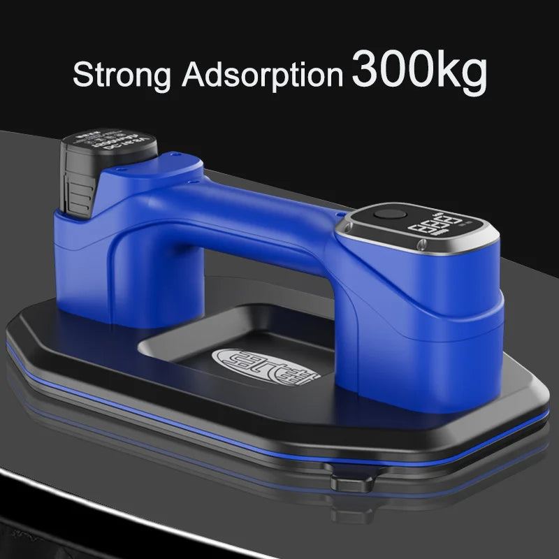 2025 New Industrial Grade Electric Vacuum Suction Cup 300KG Load Heavy Duty Granite Tile Glass Lifter