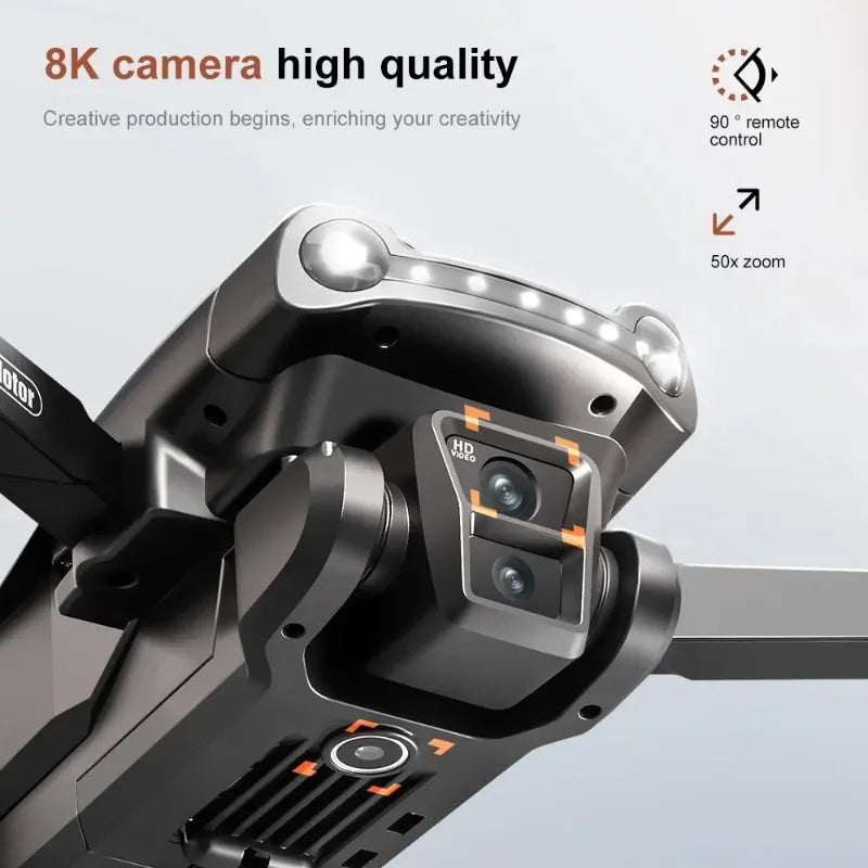 Lenovo V198MAX 8K Drone Mini 4K Drone Profesional FPV Brushless Laser obstacle avoidance Aerial Optical Foldable Quadcopter
