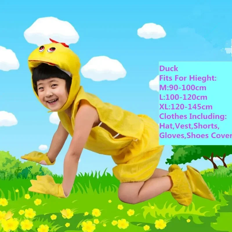 Cute Multiple Animal Costume Children Kids Boys Girls Summer Short Cosplay Costumes Carnival Party Dress Halloween
