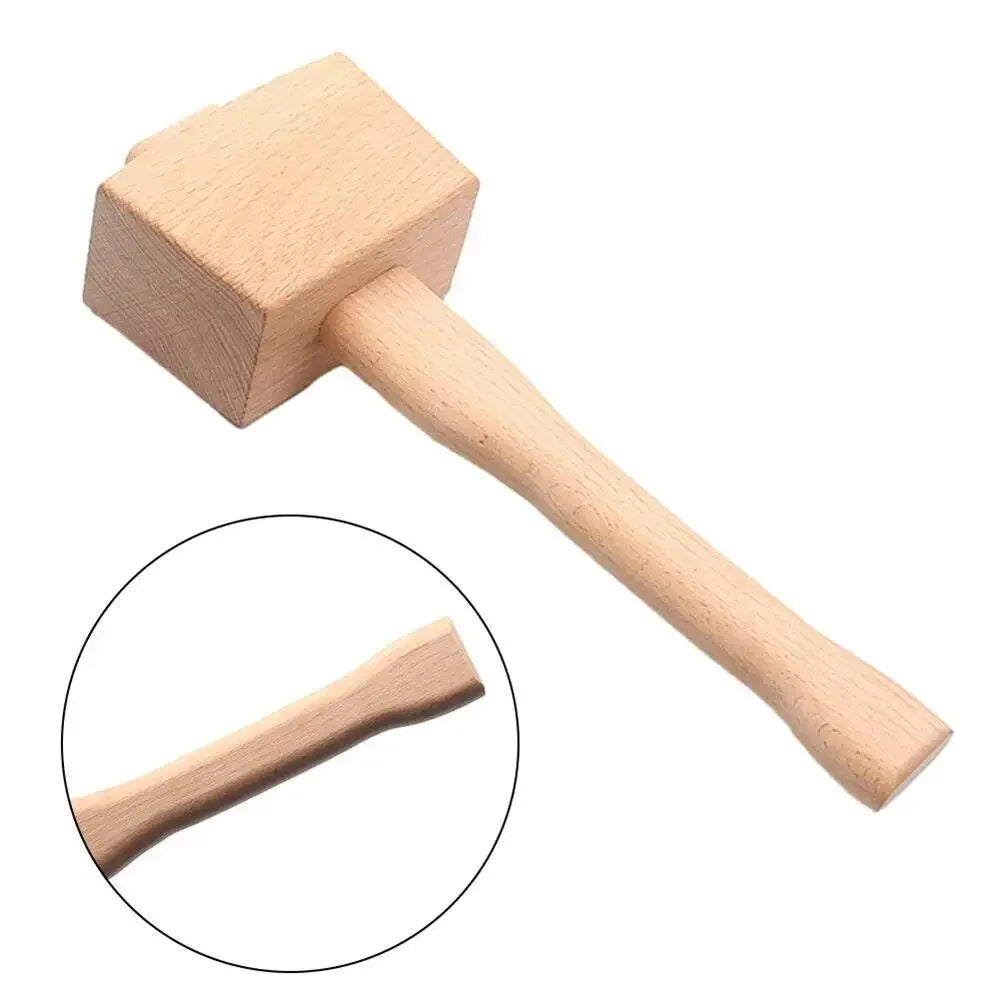 Beech Wood Hammer Carpenter Wooden Carving Mallet Beat Hand Tools For Woodworking,Installing Objects, Striking Chisels
