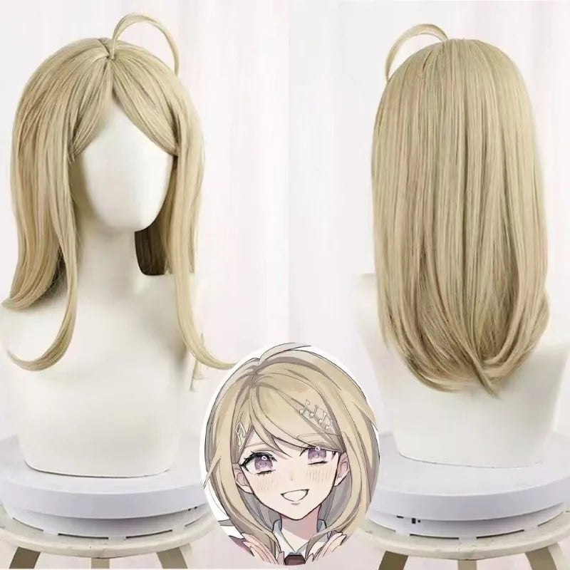 Anime Kaede Cosplay Akamatsu Costume White Shirt Pink Vest Skirt JK School Uniform Role Play Outfit Halloween Carnival Party