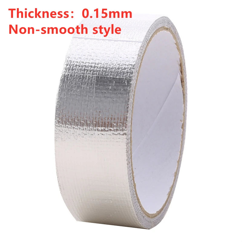 High Temperature Resistance Aluminum Foil Tape Kitchen Pipe Repair Tape Adhesive Sealing Foil Heat Insulation Leak Proof Tape