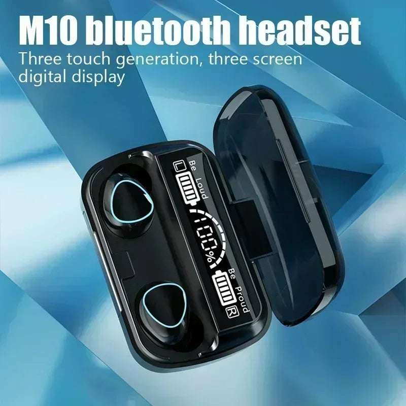 Wireless Earphones 9D Stereo Charging Box Sports Waterproof TWS Bluetooth Headphones with Microphone