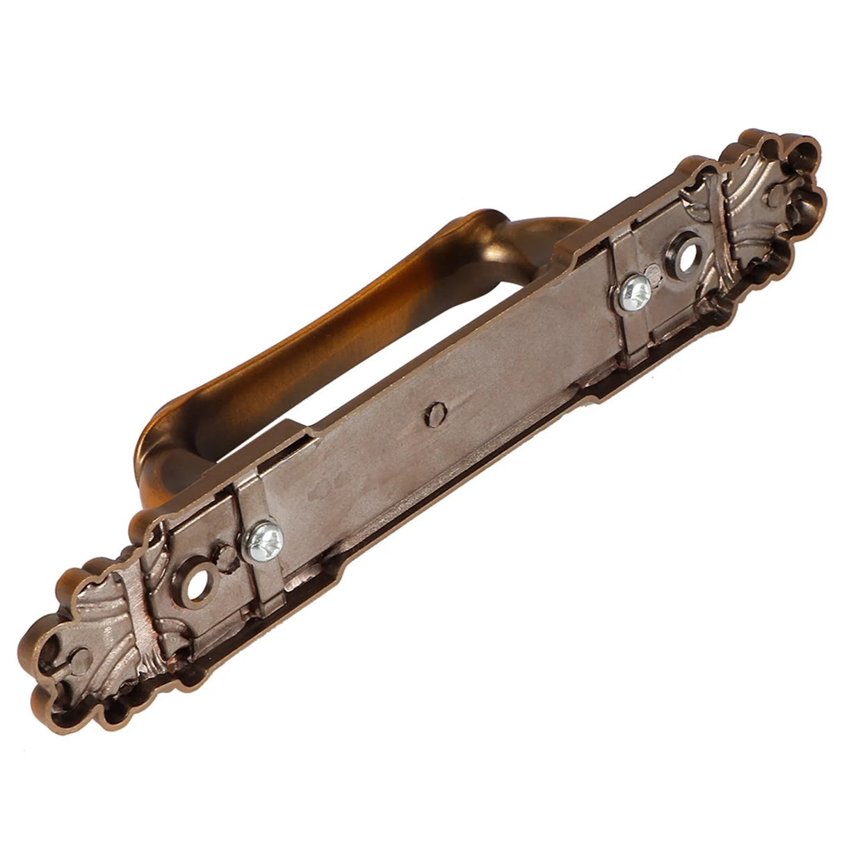 2Pcs Door Handles European Style Antique Zinc Alloy Door Pull Handle Cabinet Hardware Accessory for Balcony Wooden Doors