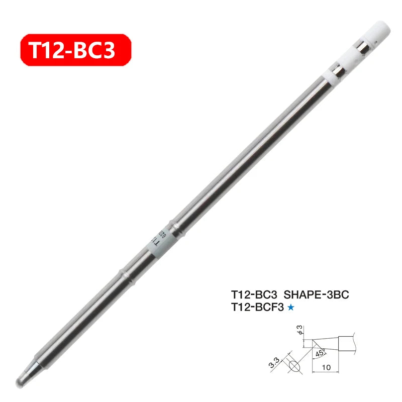 1pc T12 Soldering Iron tips Replacement Various models of Tip Electric Soldering Iron Tip T12- D4 D52 J02 JS02 BC3 CF4 KF KL
