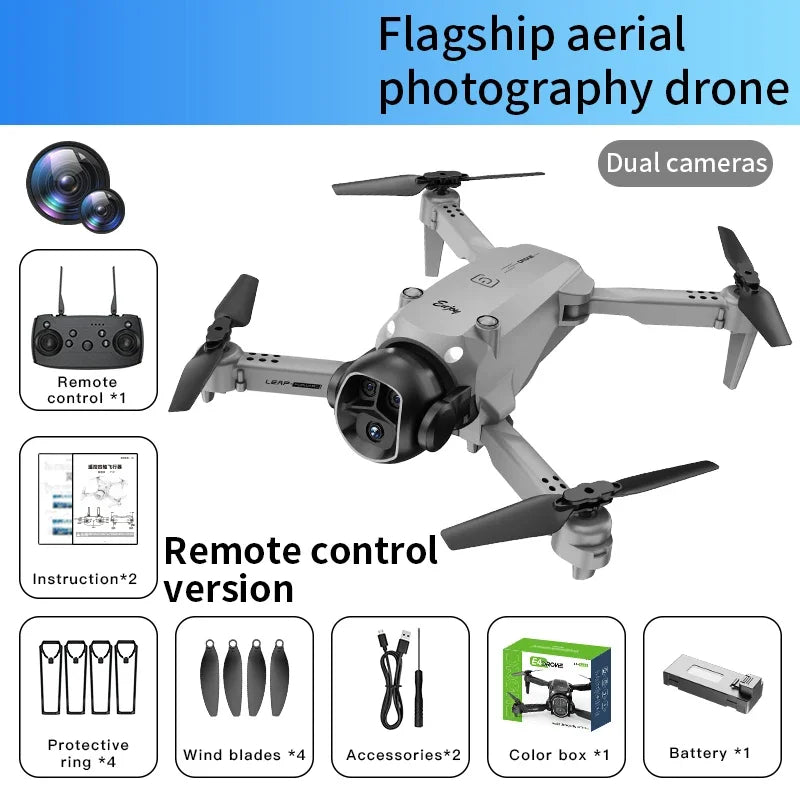 E4 Drone Optical Flow Positioning Brushless VR Aircraft High Definition Aerial Photography ESC Camera Remote Control Aircraft