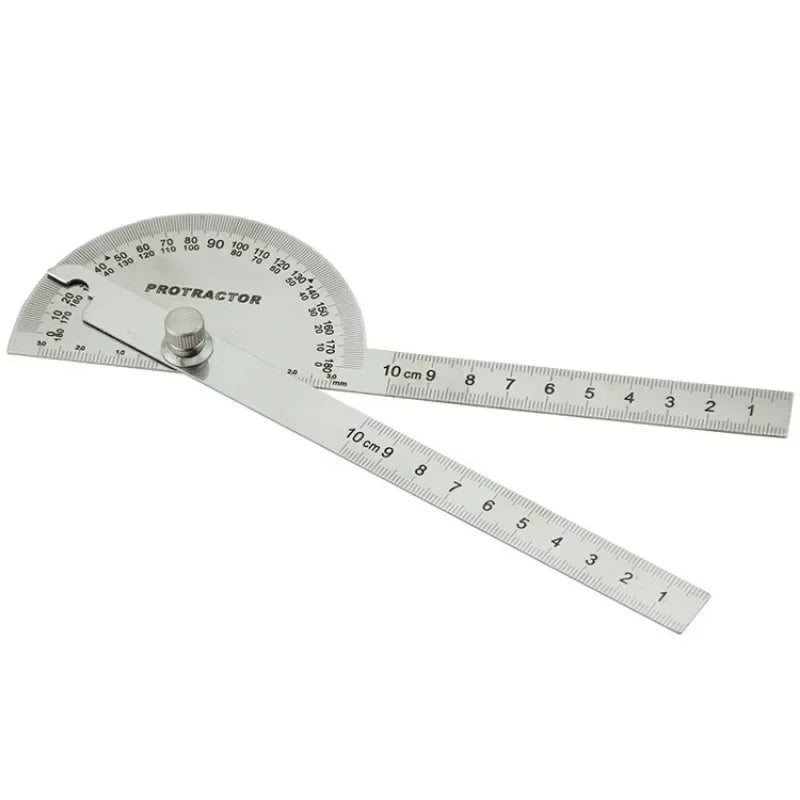 Goniometer Stainless Steel Metal Multi-Angle Finder Measuring Protractor