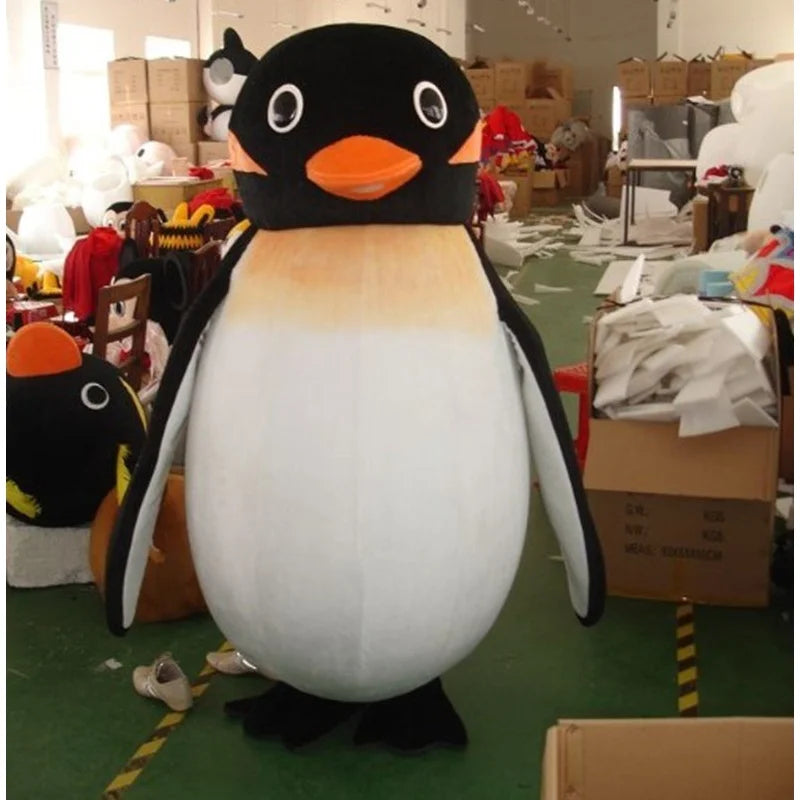 New Madagascar Penguin Mascot Costume Fancy Dress Halloween Anime Doll Cosplay Clothing Birthday Party Carnival Props Adult Gift