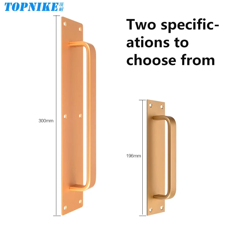 Self-adhesive Aluminum Alloy Door Handle Toilet Door Window Cabinet Sliding Door Barn Door Punch-free Pulls