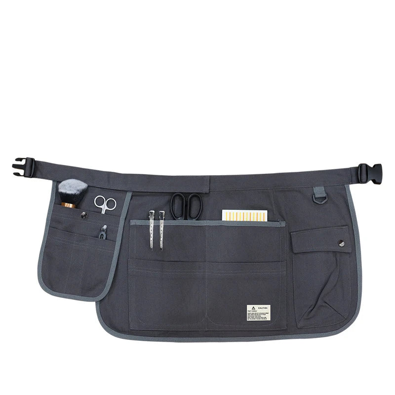 Cotton Waist Apron Suitable for Both Men and Women With 9 Pockets Barbers Beauty Salons Garden Carpenters Apron