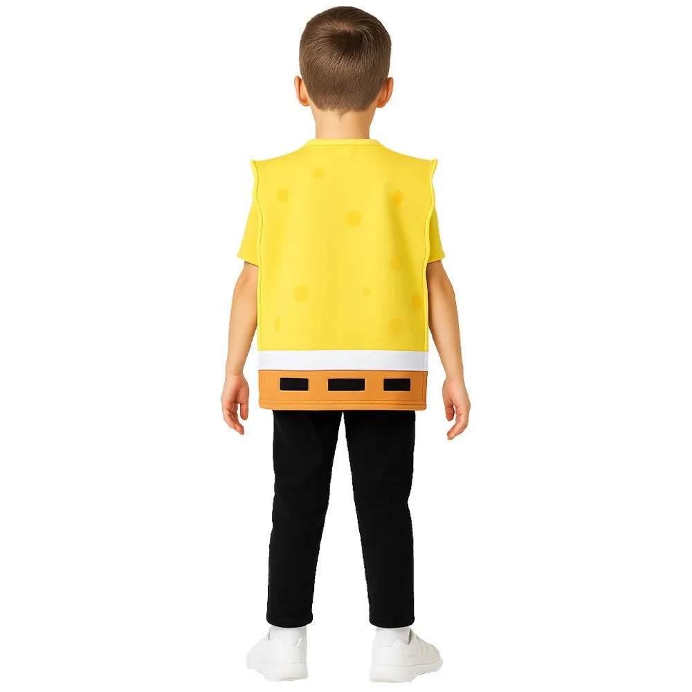 Halloween Children's Party Costumes Anime Cartoon Character Pai Da Xing Bodysuit Sponge Baby Cosplay Costume Carnival Party Prop