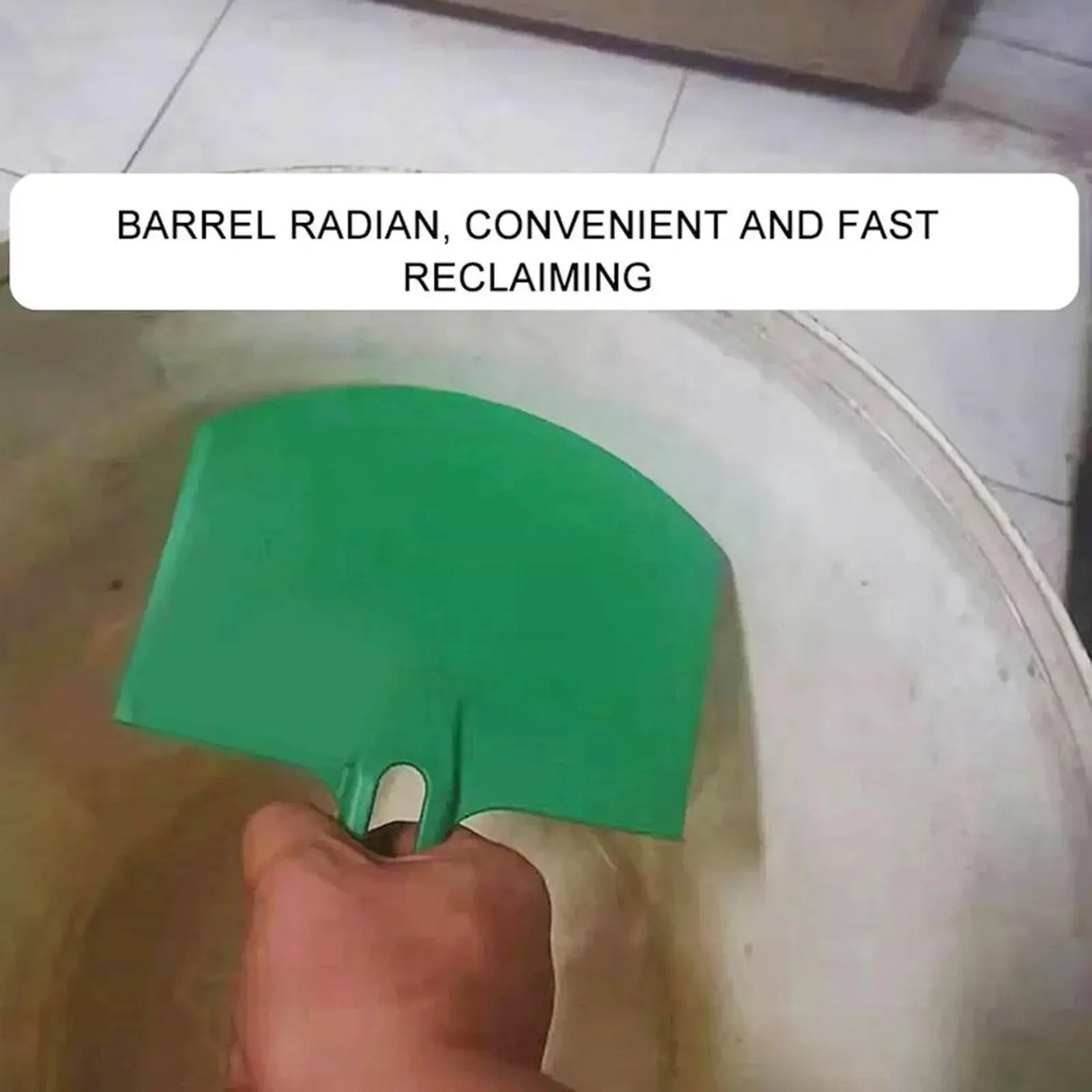 1Pc Curved Bucket Scoop Putty Knife Scraper Spackle Paint for Drywall Finishing Plaster Scraping Decals Patch Construction Tools