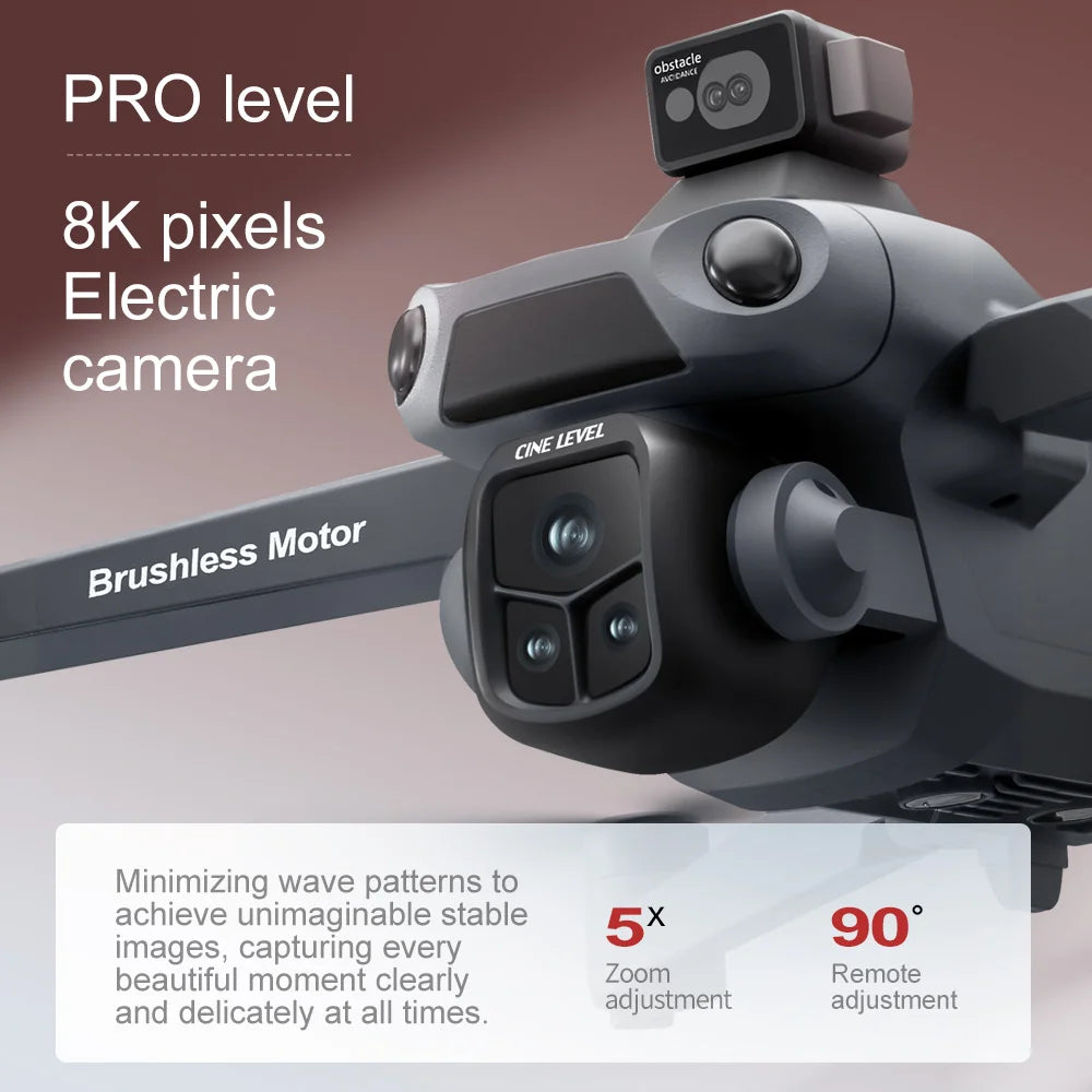 Lenovo V918 Max GPS Drone 4K 8K Professional HD Camera Photography Brushless Foldable Quadcopter Laser Obstacle Avoidance Dron
