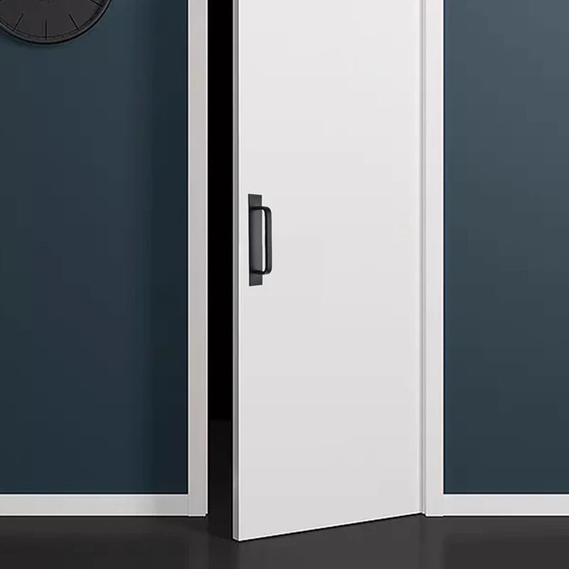 Self-adhesive Aluminum Alloy Door Handle Toilet Door Window Cabinet Sliding Door Barn Door Punch-free Pulls