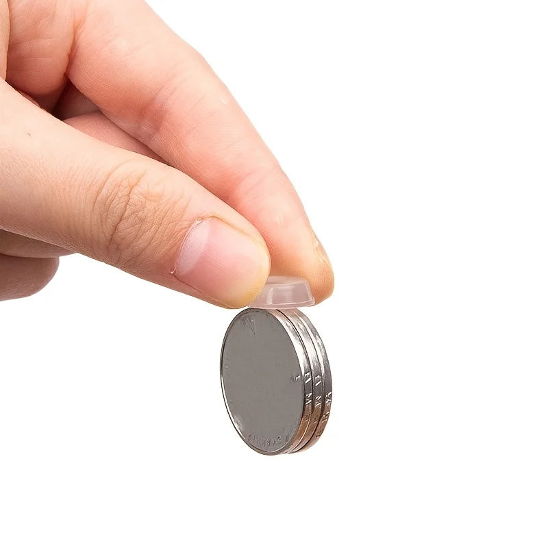 100Pcs Soft Silicone Rubber Anti Slip Bumpers Feet Pads Damper Buffer Cabinet Bumpers Silicone Furniture Pads Drawer Door Pad