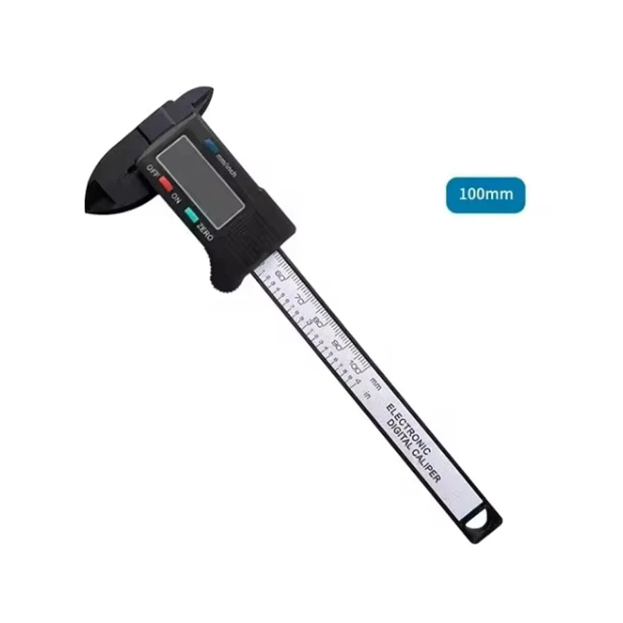150mm 100mm Electronic Digital Caliper Carbon Fiber Dial Vernier Caliper Gauge Micrometer Measuring Tool Digital Ruler