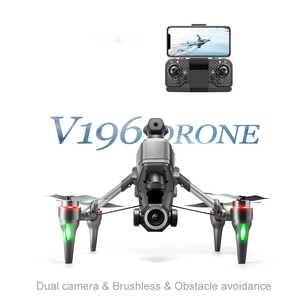 Race Drone 8K Dual Professional Aerial Photography HD Dual-Camera WIFI FPV Four-Axis Rc Quadcopter Toy UAV