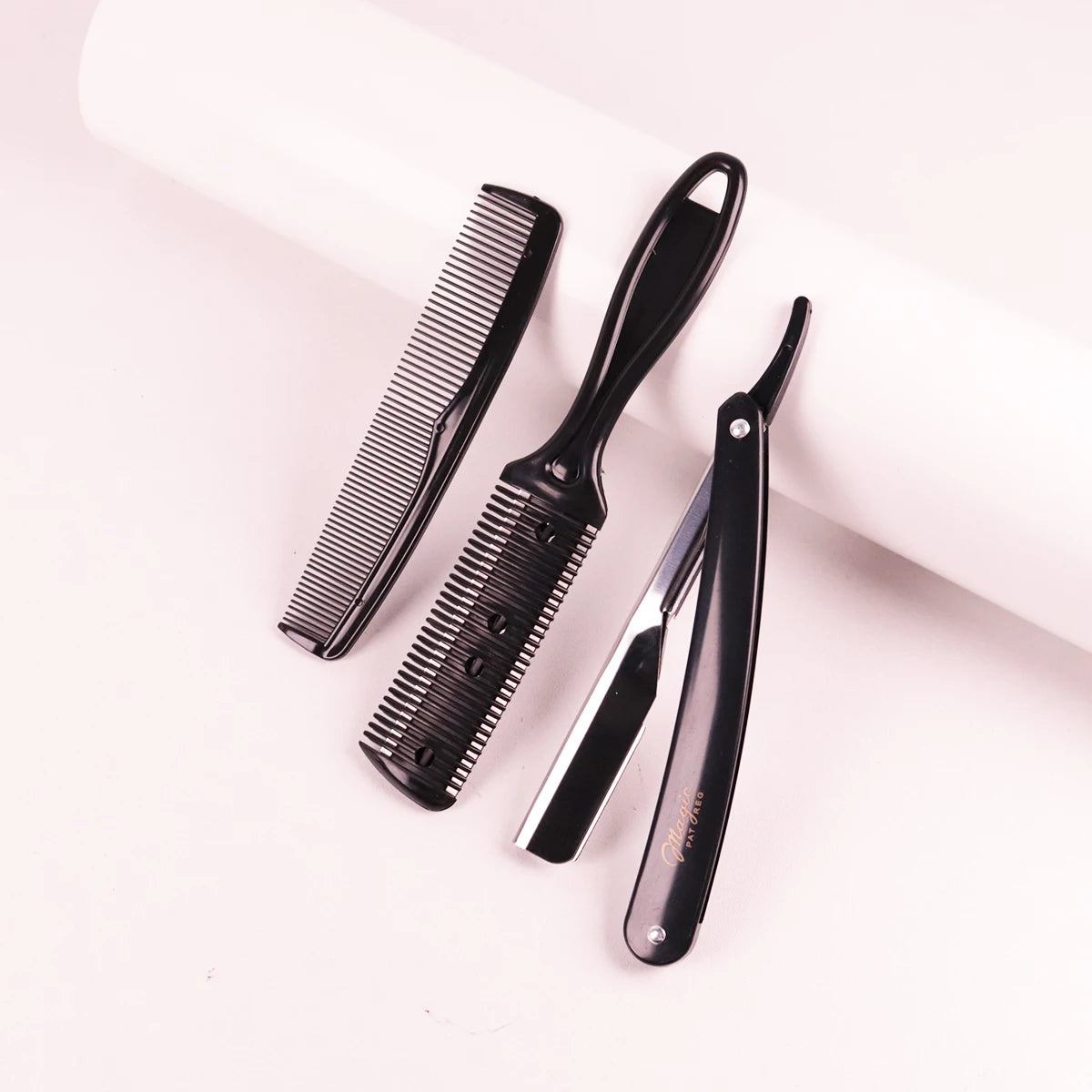Hair styling tool set - shaver, comb with shaver, double-sided hair comb, styling tools, special for real hair wigs