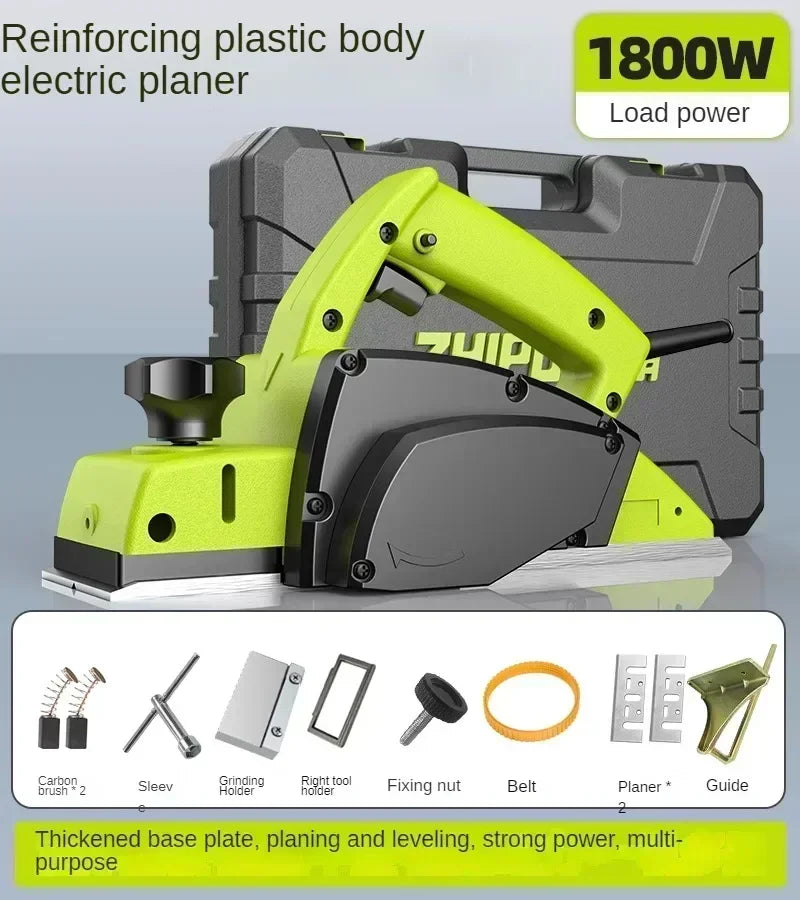 220V Multi-functional Electric Planer with Handheld Design for Woodworking Electric Planer for Small Scale Woodworking C